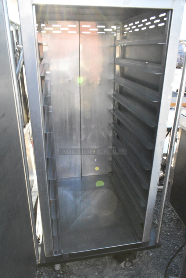 Dinex Carlisle TS2T1D14-20 Metal Commercial Pan Transport Rack on Commercial Casters.  - Image 1 of 3