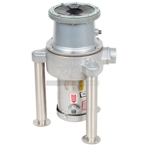 BRAND NEW SCRATCH AND DENT! Hobart FD4/150-1 Metal Commercial Garbage Disposer with Adjustable Flanged Feet - 1 1/2 hp, 208-230/460 Volts. - Item #1109946