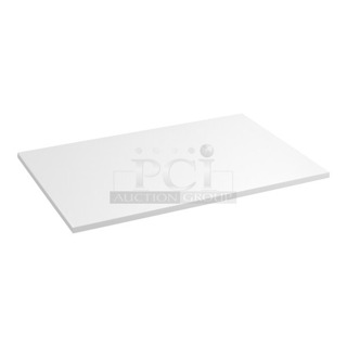 BRAND NEW SCRATCH AND DENT! Regency 600PSWT2436F 24" x 36" Poly Table Top for 24" x 72" Poly Top Table without Backsplash
