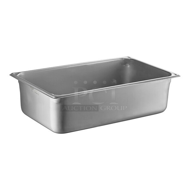 2 Boxes of 6 BRAND NEW! Vollrath 30060 Stainless Steel Super Pan Full Size Drop In Bins. 1/1x6. 2 Times Your Bid!