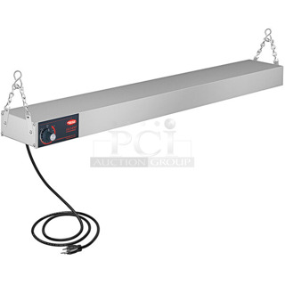 BRAND NEW SCRATCH AND DENT! Hatco GRAH-48 48" Glo-Ray High Wattage Infrared Food Warmer with Infinite Controls, 6" Chains, and S-Hooks. 