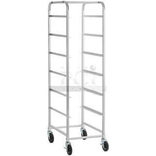 BRAND NEW SCRATCH AND DENT! Regency 600ALR6KD Mobile Aluminum Lug Rack - 6 Lug Capacity - Unassembled