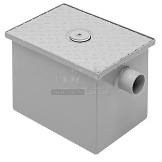 BRAND NEW SCRATCH AND DENT! Zurn GT2700-10-2NH 20 lb. 10 GPM Grease Trap with 2" No-Hub Connections