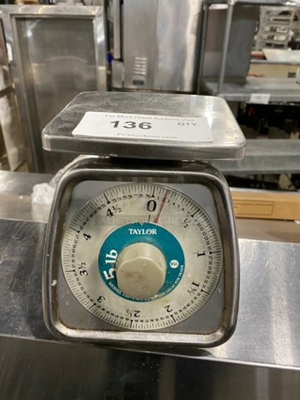 Taylor Countertop Food Scale! Measures Up To 5LBS! Stainless Steel Body! - Image 2 of 7