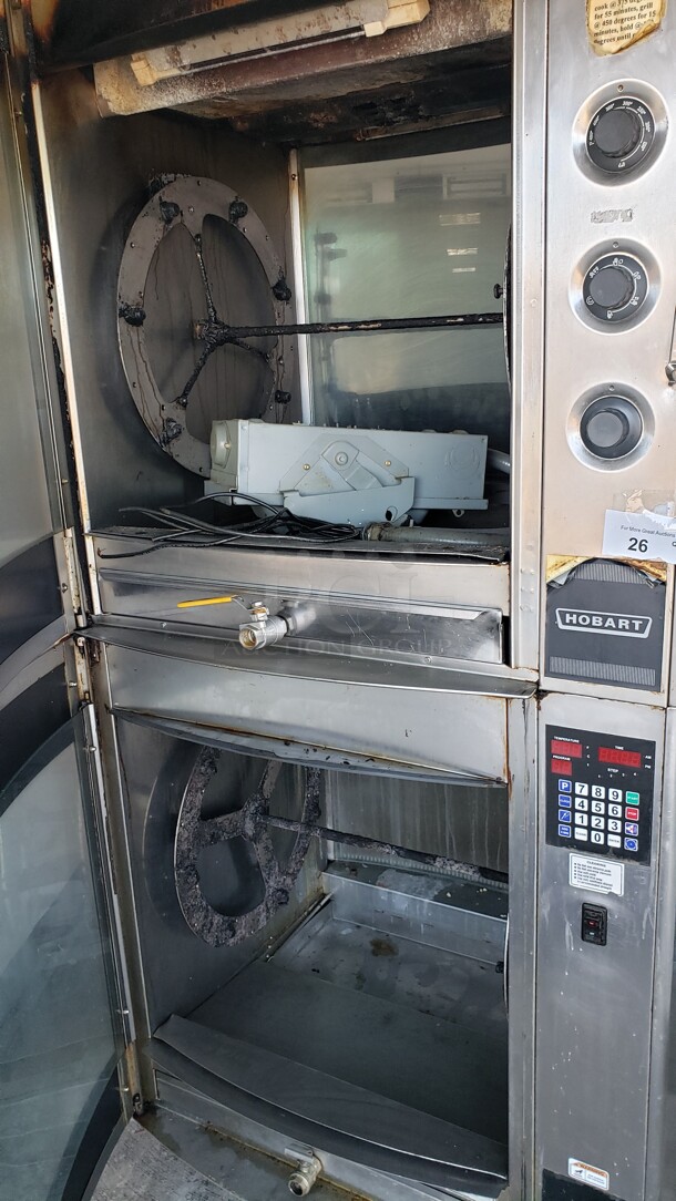 Hobart HR7 Electric Double Rotisserie Oven. 1 and 3 PH. 

Not tested 

(Location 2) - Image 2 of 4