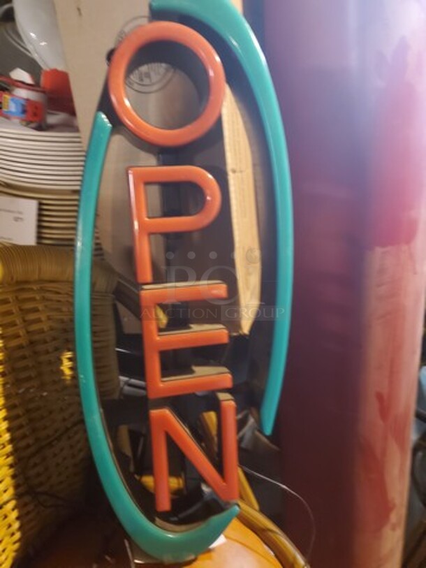 "OPEN" Sign (unknown condition) - Image 1 of 2