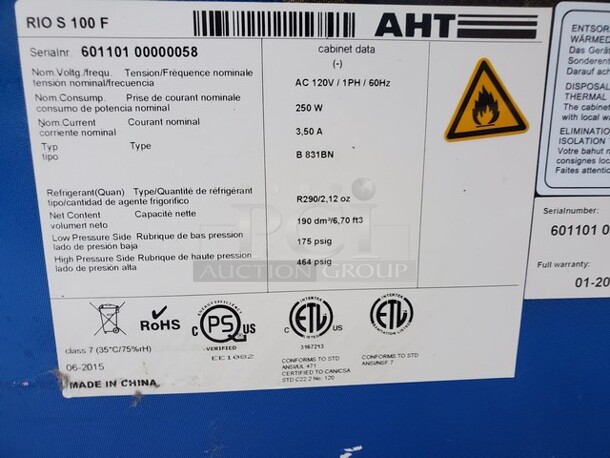 AHT RIO S 100 F Sliding Glass Top 2 Door Ice Cream Merchandiser - Image 7 of 9