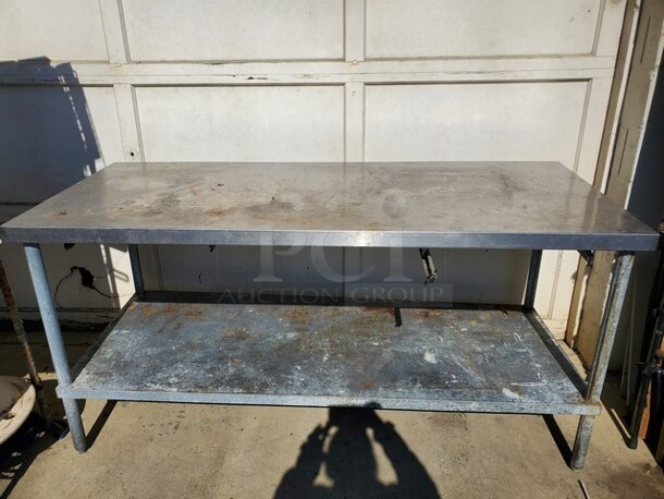 Stainless Steel Work Table with Undershelf 60WX30DX35H - Image 2 of 3