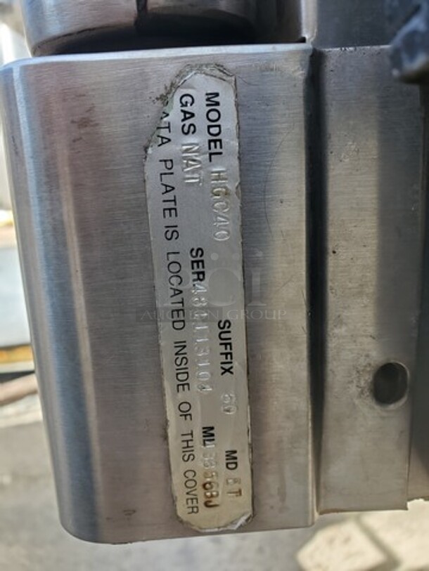 HOBART Natural Gas Full Size Single Deck Convection Oven on Legs 38X36X36 - Image 6 of 7