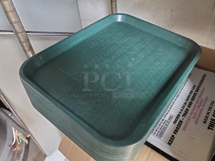 ALL ONE MONEY Lot of 20 (14"X11") Plastic Serving Tray!