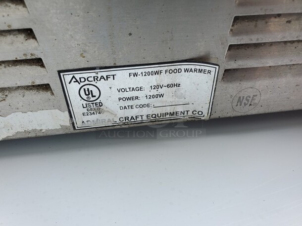 Adcraft FW-1200W Countertop Food Warmer|120V|15"X23"X9" - Image 4 of 5