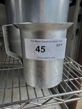 Aluminum Milk Pitcher! 