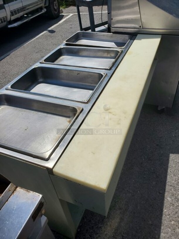 Propane 4-Bay Steam Table, Very nice condition! - Image 3 of 7