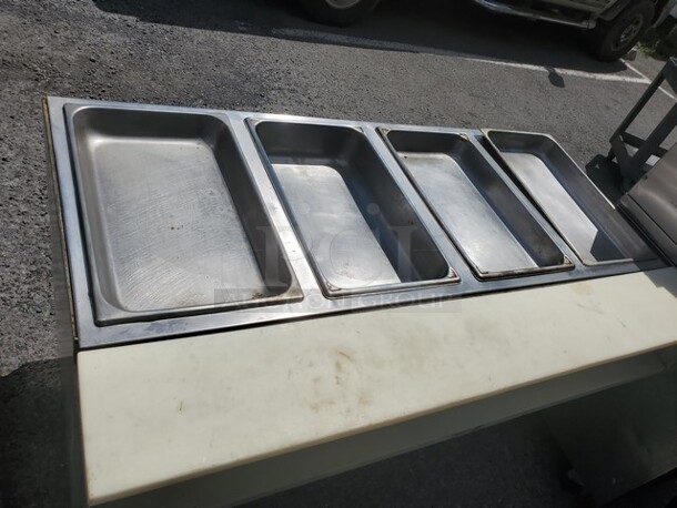Propane 4-Bay Steam Table, Very nice condition! - Image 4 of 7