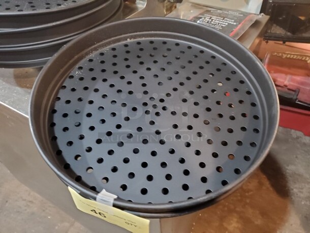 14" Perforated Pizza Pan,  Brand New! BIDX2 - Image 1 of 3