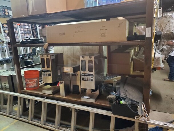 Metal Storage Rack (It must be removed by the buyer) 96X36X72 Content not included - Image 2 of 4