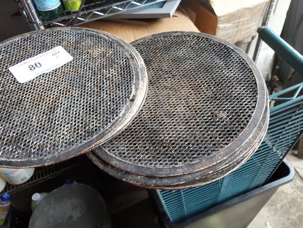 Lot of 12 Small Pizza Screens - Image 2 of 3