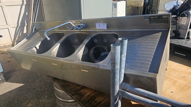 Eagle 3 Compartment Sink - Image 3 of 5