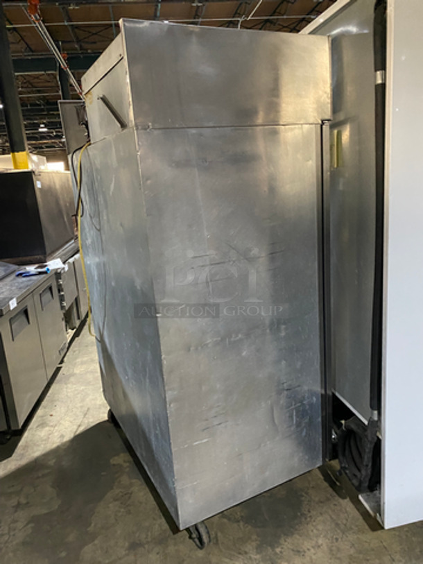 COOL! Delfield Commercial 2 Door Reach In Refrigerator! With Poly Coated Racks! All Stainless Steel! On Casters! Model: 6051S SN: AIV506698T 115V 60HZ 1 Phase - Image 4 of 11