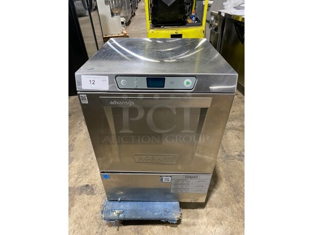 HOBART New Body Style Commercial Advansys Series Under Counter Dish Washer! All Stainless Steel MODEL: LXER SN:231170288 120/208V 1PH! - Image 1 of 9