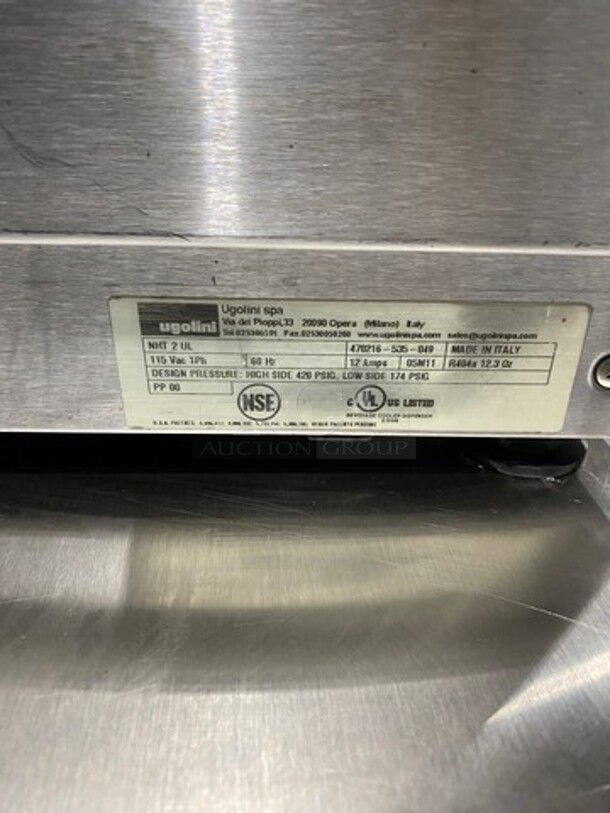 Ugolini Commercial Countertop 2 Flavor Slushie/ Frozen Beverage Dispenser! Model: NHT2UL SN: 470216535049 115V 60HZ 1 Phase - Image 8 of 9
