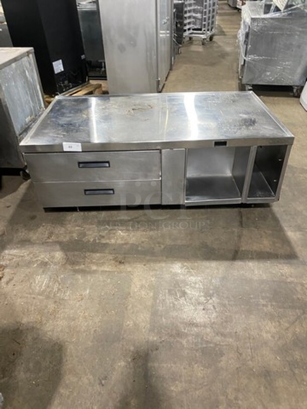 Delfield Commercial Refrigerated 2 Drawer Chef Base! All Stainless Steel! On Casters! SN: 1509150000570 115V 60HZ 1 Phase - Image 1 of 9