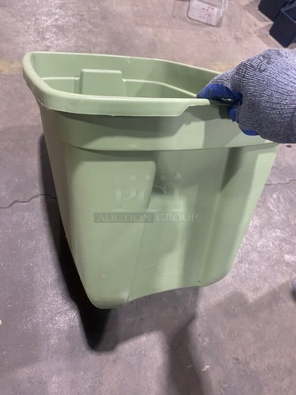 Green Poly Storage Bin! - Image 6 of 6