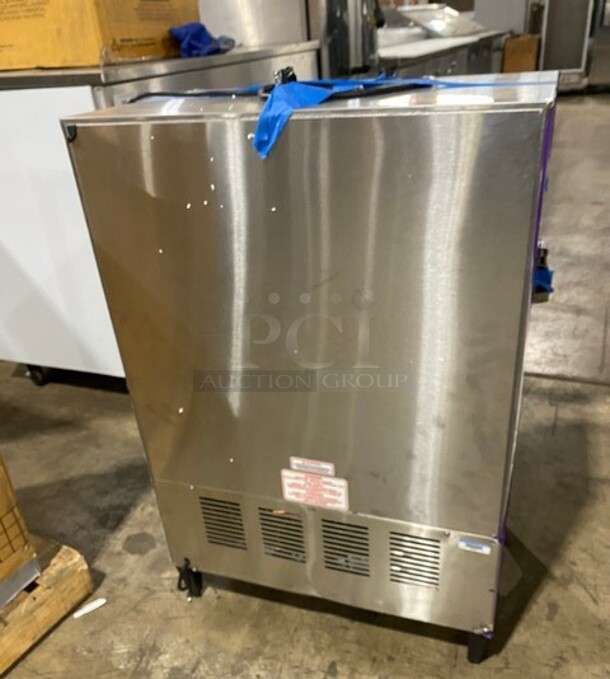 Silver King Commercial Countertop 2 Spout Refrigerated Milk Dispenser! Stainless Steel Body! Model: SKMAJ2 SN:74A2220MA027 115V  - Image 4 of 6