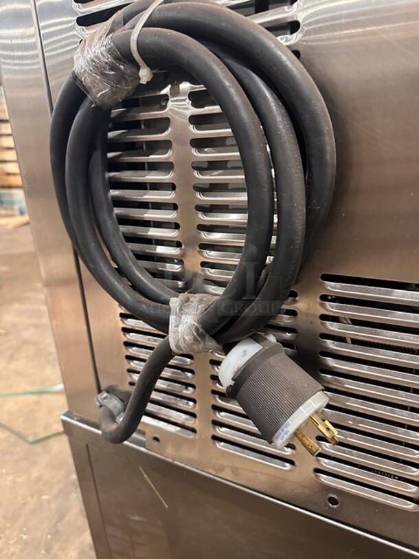 Taylor Crown Commercial 3 Handle Ice Cream Machine! All Stainless Steel! On Casters! Model: C72333 SN:M3087052 208-230V 1PH - Image 8 of 9