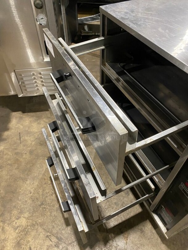 Amazing! STAR 3 Drawer Warmer! All Stainless Steel! On Legs! Individual drawer controls! Model SDW3C! - Image 5 of 8