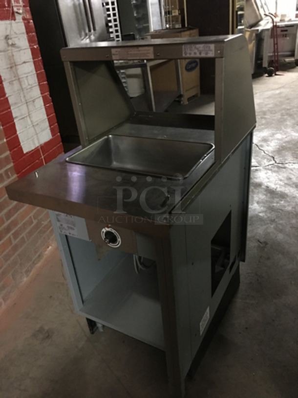 Duke Commercial Soup/Food Warming Station! Electric Powered! All Stainless Steel! On Legs! Model: SWH700-25FLM SN:02102660 120V 60HZ 1 Phase - Image 4 of 7