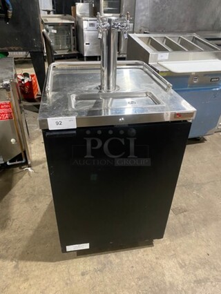 Sweet! 2019 Micro Matic Dual Tap Refrigerated Beer Kegerator! Model MDD23 Serial 8101670260! 115V 1 Phase! 