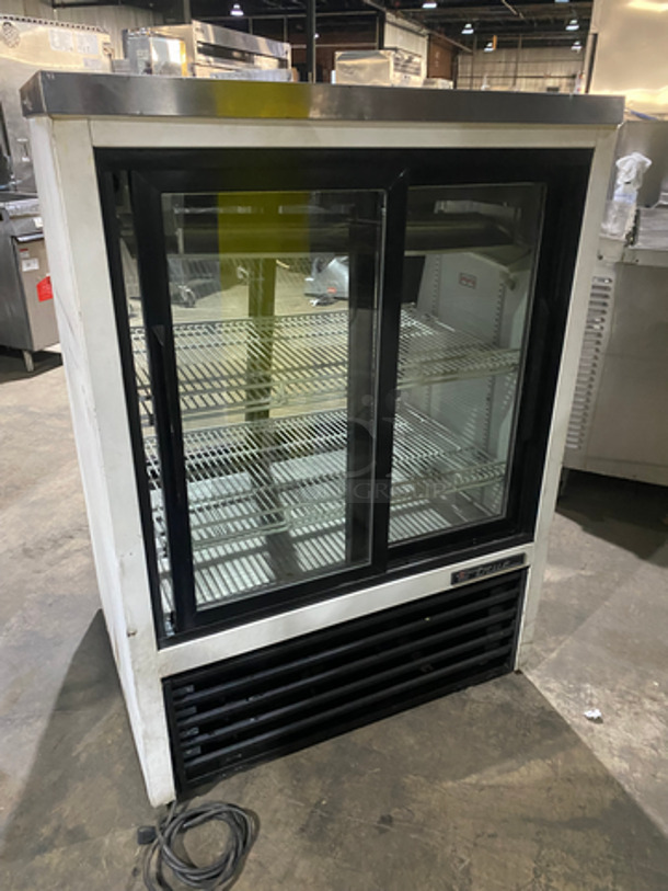 True Commercial Refrigerated Deli Display Case! With Front & Back Sliding Access Glass Doors! With Poly Coated Racks! Model: TSID364 SN: 8394504 115V 60HZ 1 Phase - Image 3 of 8