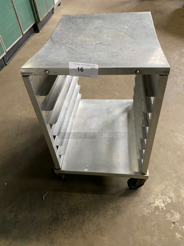 Metal Commercial Pan Transport Rack! On Casters!