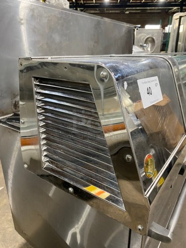 Yoshimasa Commercial Countertop Refrigerated Sushi Display Case Merchandiser! With Slanted Front Glass! Stainless Steel Body! - Image 2 of 8