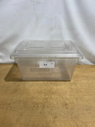 Rubbermaid Commercial Clear Food Pan With Lid!