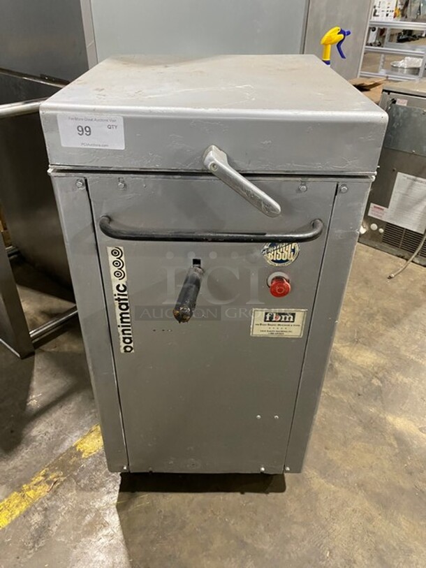 Panimatic Commercial Floor Style Square Cut Dough Molder/ Divider! All Stainless Steel! On Casters! Working When Removed! Model: P24C SN: 0256225