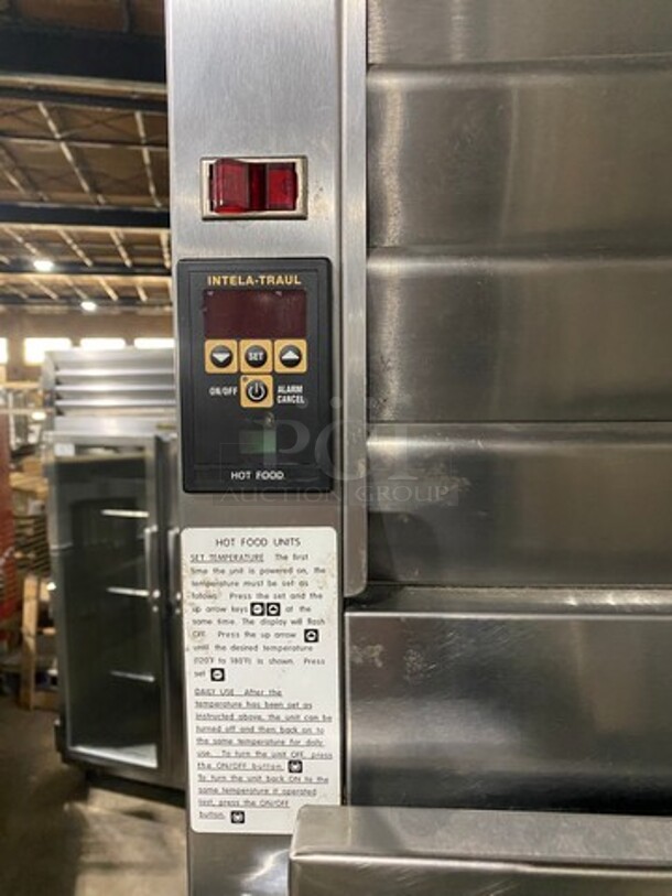 Traulsen Commercial Heated Holding Cabinet/ Food Warmer! With View Through Door! Metal Racks! All Stainless Steel! On Casters! WORKING WHEN REMOVED! Model: AW132NX0001 SN: T45116H10 115/208V 1 Phase - Image 8 of 11