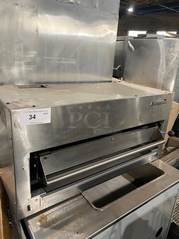 Imperial Commercial Countertop Electric Powered Salamander! All Stainless Steel! - Image 1 of 8