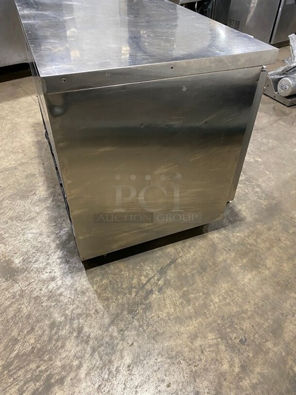 Dukers Commercial 2 Door Lowboy/ Worktop Freezer! All Stainless Steel! Model: DUC48F 115V - Image 4 of 8