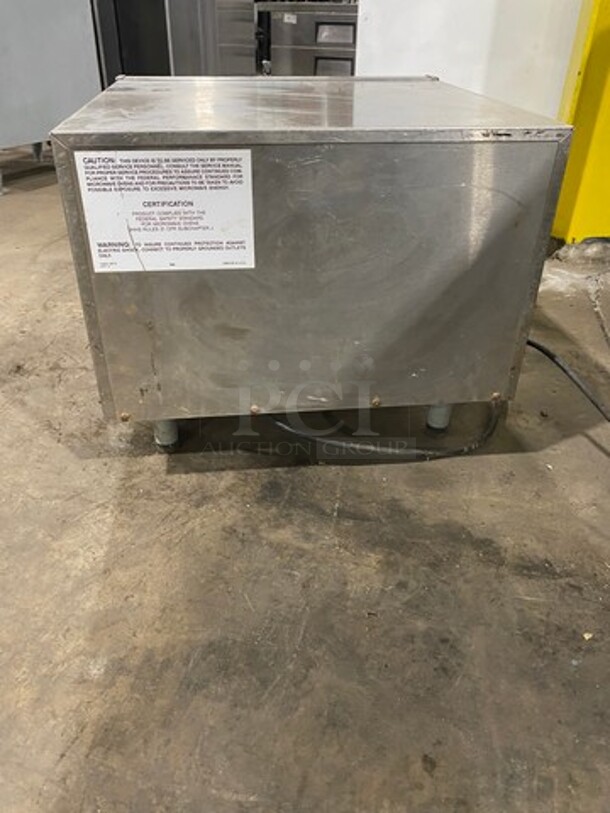 Hobart Commercial Countertop Microwave Oven! All Stainless Steel! On Legs! Model: M1312S SN: 31488320 208/210V - Image 3 of 10