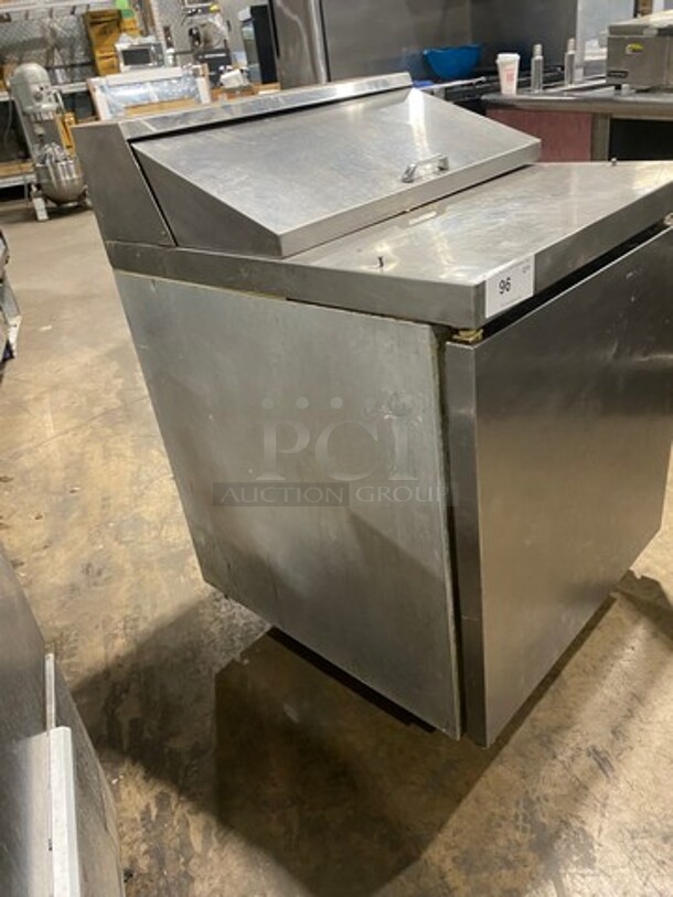 Continental Commercial Refrigerated Sandwich Prep Table! With Single Door Storage Space Underneath! All Stainless Steel! Model: SW278 SN: 13587220 115V 60HZ 1 Phase - Image 2 of 9
