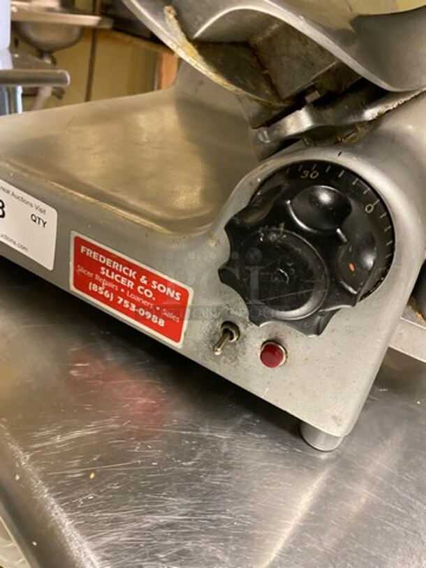 Berkel Commercial Countertop Deli/ Meat Slicer! All Stainless Steel! WORKING WHEN REMOVED! - Image 6 of 7