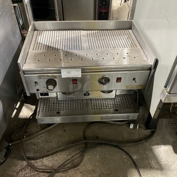 CMA Countertop 2 Group Espresso Machine! All Stainless Steel! Model: AEP2N SN: 99763 120V - Image 1 of 8