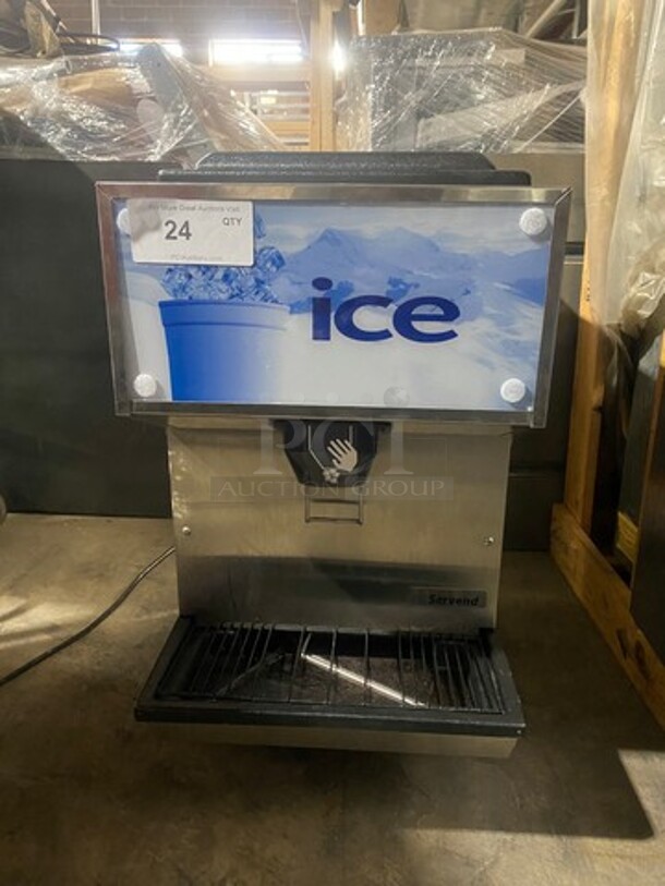 Manitowoc Commercial Countertop Ice Dispenser! Stainless Steel! MODEL M45 SN:650124188 