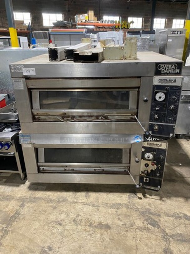 Sveba Dahlin Electric Powered Double Deck Baking/ Pizza Oven! All Stainless Steel! 2x Your Bid Makes One Unit! Model: DC12DD SN: 164156019619 208/230V - Image 1 of 11