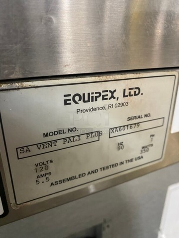 NICE! Equipex Commercial Countertop Ventless Hood System! Model: SAVENTPALIPLUS SN: XA601679 120V 60HZ 1 Phase - Image 4 of 8