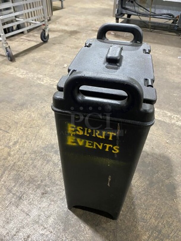 Cambro Insulated Beverage Dispenser/ Holder! With Side Handles! With Lid! - Image 2 of 6