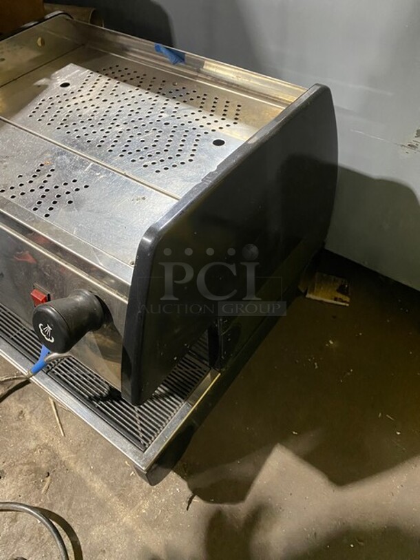 Flymax Commercial Countertop 2 Group Espresso Machine! Model: PUB2M SN: P2M0021 220/240V 60HZ 1 Phase - Image 2 of 9