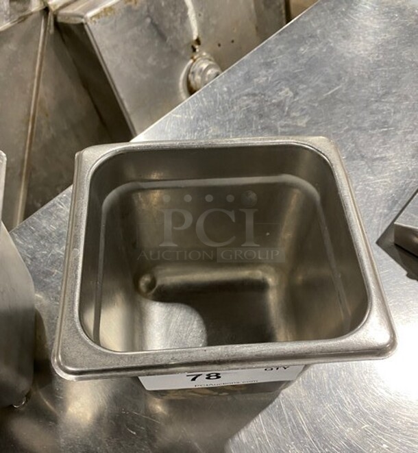 Commercial Steam Table/ Prep Table Food Pans! All Stainless Steel! 2x Your bid! - Image 2 of 4